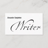 Carte De Visite Auteur (Devant)