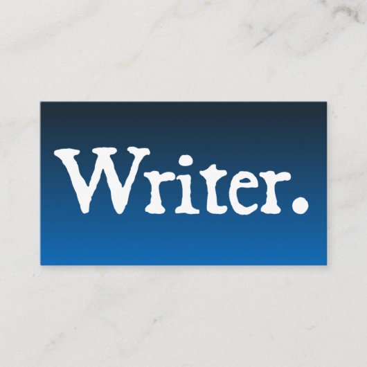 Carte De Visite Auteur (Devant)