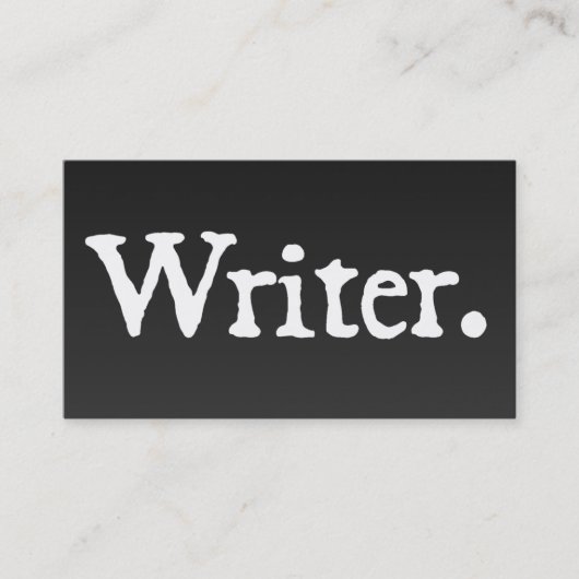 Carte De Visite Auteur (Devant)