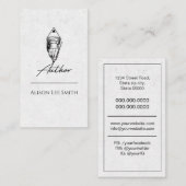 Carte De Visite Auteur (Devant / Derrière)