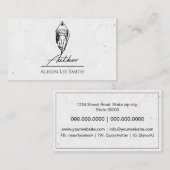 Carte De Visite Auteur (Devant / Derrière)