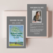 Carte De Visite Auteur Anther couverture de livre Éditeur promotio