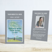 Carte De Visite Auteur Anther couverture de livre Éditeur promotio