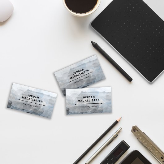 Carte De Visite Auteur d'aquarelle fumée