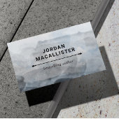 Carte De Visite Auteur d'aquarelle fumée