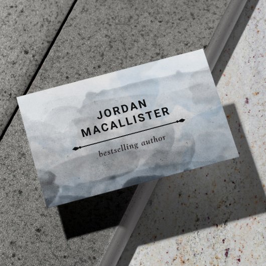 Carte De Visite Auteur d'aquarelle fumée