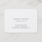 Carte De Visite Auteur de chansons (Dos)