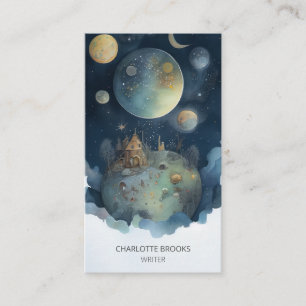 Carte De Visite Auteur de l'Imaginaire d'aquarelle Whimsical