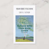 Carte De Visite Auteur de livre moderne Couverture et promotion ph (Devant)