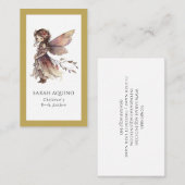 Carte De Visite Auteur de livres pour enfants Fairy (Devant / Derrière)
