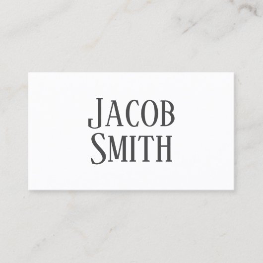 Carte De Visite Auteur de science-fiction Dark Grey (Devant)