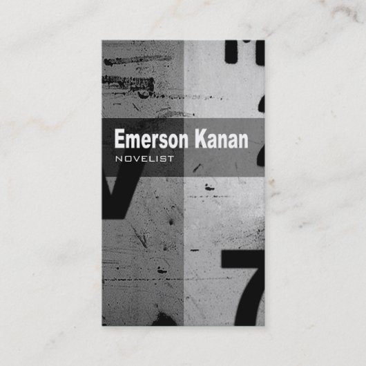 Carte de visite "auteur de technologie d'art (Devant)