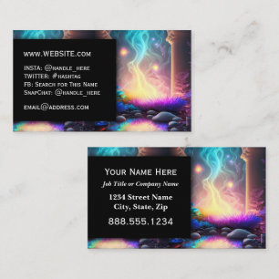 Carte De Visite Auteur d'Imaginaire Reiki Healer Professional Exec