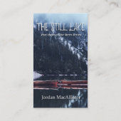 Carte De Visite Auteur graveleux de crime d'aquarelle (Dos)