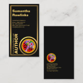 Carte De Visite Auteur incurvé élégant spécial de cadre de tableau (Devant / Derrière)