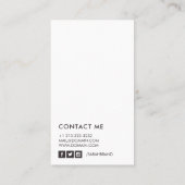 Carte De Visite Auteur indépendant (Dos)