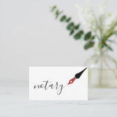 Carte De Visite Auteur indépendant de calligraphie de logo de (Debout devant)