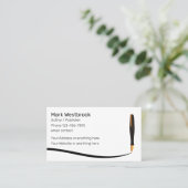 Carte De Visite Auteur indépendant professionnel (Debout devant)