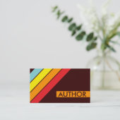 Carte De Visite AUTEUR rétro (Debout devant)