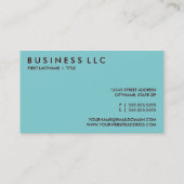 Carte De Visite AUTEUR rétro (Dos)