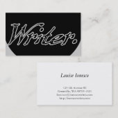 Carte De Visite Auteur Uncircled (Devant / Derrière)