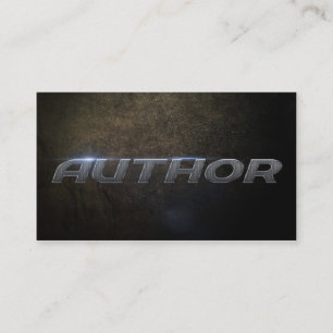 Carte De Visite Author Business Card