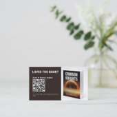 Carte De Visite Author QR Book Review Request Free Bonus Chapter (Debout devant)