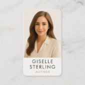 Carte De Visite Author Writer Professional (Devant)