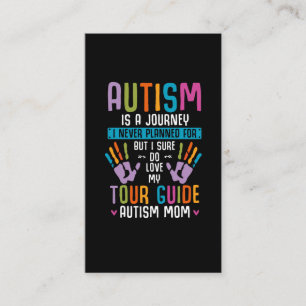 Carte De Visite Autism Mom Family Support Autistic Children