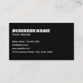 Carte De Visite Auto Body Car QR (Dos)