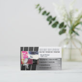 Carte De Visite Auto Body Shop & Peinture | Pulvérisateur de peint (Debout devant)