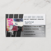 Carte De Visite Auto Body Shop & Peinture | Pulvérisateur de peint (Devant)