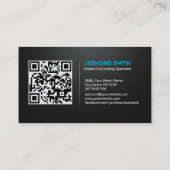 Carte De Visite Auto Body Work Custom Car Paint (Dos)