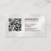 Carte De Visite Auto Body Work Custom Car Paint (Dos)