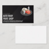 Carte De Visite Auto Body Workers Peinture voiture (Devant / Derrière)