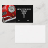 Carte De Visite Auto classique (Devant / Derrière)