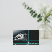 Carte de visite auto concessionnaire (Debout devant)