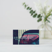 Carte De Visite Auto de concessionnaire automobile moderne (Debout devant)