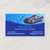 Carte De Visite Auto Detailing Business Card Template (Devant)