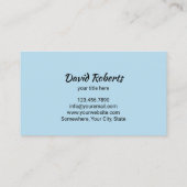 Carte De Visite Auto Detailing Classic Sport Car Wash (Dos)