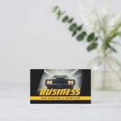 Carte De Visite Auto Detailing Muscle Car Professional Car Wash  (Debout devant)