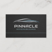 Carte De Visite Auto Detailing Services QR Code Professional (Devant)