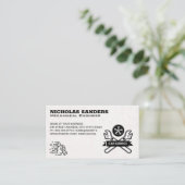 Carte De Visite Auto Mechanic Engineers | Car Fix Repair (Debout devant)