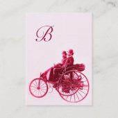 Carte De Visite AUTO RÉPARATION AUTOMOGRAMME rose fuchsia blanc (Dos)