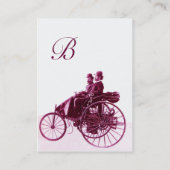 Carte De Visite AUTO RÉPARATION AUTOMOGRAMME violet blanc (Dos)