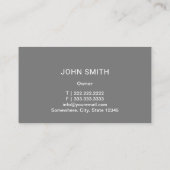 Carte De Visite Auto Réparation Grunge voiture Automobile Mécaniqu (Dos)