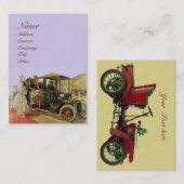 CARTE DE VISITE AUTO-RESTAURATION, AUTOMOBILE (Devant / Derrière)