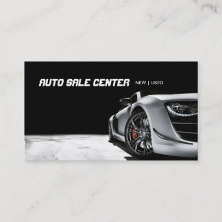Carte De Visite Auto Sale Car Dealership Business Card