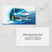Carte De Visite Auto Services | Car Detailing | Soap Bubbles (Devant / Derrière)