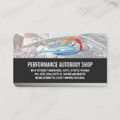 Carte De Visite Auto Sports Car Care | Mechanic Services (Devant)